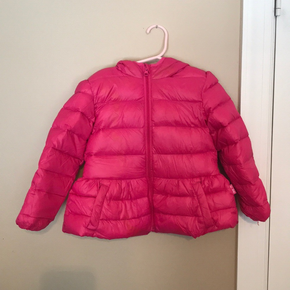 Girls Pink Jacket with Hood